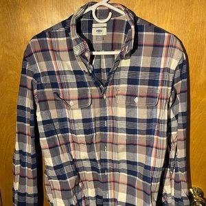 Mens Old Navy Slim Fit Flannel